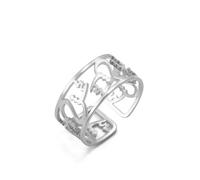 unift Bague islam musulman pour femmes hommes en acier inoxydable Mohammad coran calligraphie arabe lettre ouverture anneaux bijoux religieux Eid Ramadan cadeaux, Acier inoxydable, Piège à homard