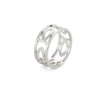 UNIFT Bague Jésus poisson pour homme et femme en acier inoxydable style squelette symbole chrétien Jésus poisson anneaux foi bijoux, 10, Acier inoxydable, Aucune pierre précieuse