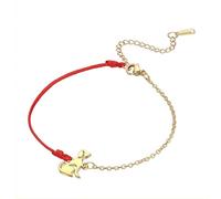 UNIFT Bracelet avec signe du zodiaque pour femme - Corde tissée à la main combinée avec une chaîne réglable en acier inoxydable - Cadeau d'anniversaire unique et personnalisé pour votre bien-aimé