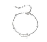 unift Bracelet de Tulipes pour Femmes en Acier Inoxydable Bracelets de Tulipes élégants et Délicats Bijoux de Tulipes Cadeaux de Fête des Mères (Argent 1)
