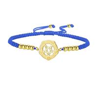 unift Bracelet pentagramme celtique pour femmes et hommes, pendentif pentagramme gothique en acier inoxydable, cadeau d'anniversaire pour vos proches et vos amis (or-B-1)