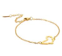 unift Carte De l'Afrique (Couches) Bracelet Pour Femme En Acier Inoxydable évider Breloque (Double Couche) Bracelet Réglable Carte De l'afrique Continent Bijoux (gold 2)