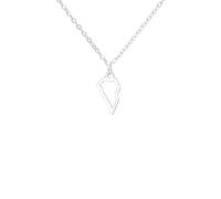UNIFT Collier pour femme en acier inoxydable avec pendentif en forme de carte des 7 îles Canaries