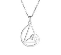 UNIFT Golden Ratio Colliers pour femmes et hommes en acier inoxydable Géométrie sacrée Fibonacci Spirale Chiffres Ratio Or Pendentif Collier Science Bijoux Math Amoureux Architectes Cadeaux, taille