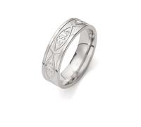 unift Jésus Poissons Anneau pour Femme en Acier Anox Simple Ichthus Poisson Christian Symbole de Foi Bagues Bijoux Chrétiens, Acier inoxydable, Aucune pierre précieuse