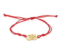 unift Om Bracelet Pour Hommes Femmes En Acier Inoxydable Symbole Hindou Om Amulette Bracelets Charme Yoga Bracelet Réglable Bijoux Hypoallergéniques (or)