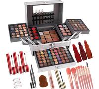 UNIFULL 006N2 Kit de maquillage pour femme fille adolescente fard à paupières, rouge à lèvres, correcteur, brillant à lèvres, eye-liner, mascara, 132 couleurs