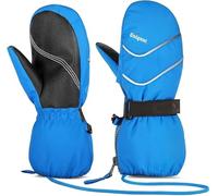 Unigear Gants de Ski Enfant, Moufles de Ski Fille Garçon Chaud Étanches Protègent du Vent pour Snowboard et Les Activités d'hiver en Plein Air