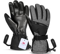 Unigear Gants de Ski, Gants d’Hiver Écran Tactile Chauds Étanches Protègent du Vent pour Ski Snowboard Course Cyclisme et Les Autres Activités d'hiver en Plein Air