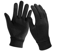 Unigear Gants Doublure Chauffants, sous Gants à Écran Tactile pour Cyclisme, Course à Pied Coupe-Vent Respirant Antidérapant Idéal pour Vélo Exercice Sport Running Ski Snowboard Moto (L)