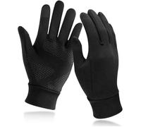 Unigear Gants Hiver Chaud, Sous Gants à Écran Tactile, Gants de Course Antidérapant Idéal pour Vélo Exercice Sport Ski Moto L