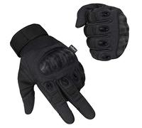 Unigear Gants Moto Homologué CE, Gants Scooter Unisexe Mi Saison Ecran Tactile Respirable pour Auto Moto, Vélo, Motocross, Camping, Randonné ou Protection des Autres Activités en Plein,Noir,S