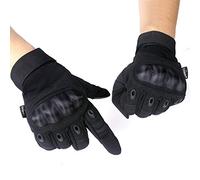 Unigear Gants Moto Homologué CE, Gants Scooter Unisexe Mi Saison Ecran Tactile Respirable pour Auto Moto, Vélo, Motocross, Camping, Randonné ou Protection des Autres Activités en Plein,Noir,M