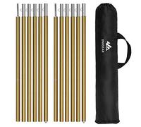 Unigear Mât de Tente Télescopique，Arceau de Tente Aluminium，Poteau Voile Ombrage pour Bâche, Tente, Camping, Randonnée, Barre de Bâche Réglable de 40-240 cm