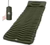 Unigear Matelas gonflable de camping ultra léger imperméable et antidérapant, vert foncé