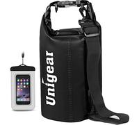 Unigear Sac étanche étanche avec étui de téléphone et Longue bandoulière réglable pour Bateau, Kayak, pêche, Rafting, Natation, Camping, Snowboard 2 L/5 L/10 L/20 L/30 L/40 L