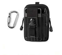 Unigear Sac Tactique Ceinture, Sacoche Ceinture Molle EDC 1000D/ Sac Multifonctionnel avec Un Mousqueton pour Cyclisme, Randonnée, Alpinisme Course Sports Extérieurs