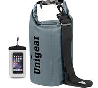 Unigear Sacs Imperméables/Sacs Etanches/Dry Bag (2L/5L/10L/20L/30L/40L) pour Activités de Plein Air et Sports Aquatiques Camping Nautique Kayak Pêche avec Une Pochette étanche de Téléphone