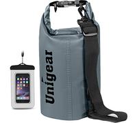 Unigear Sacs Imperméables/Sacs Etanches/Dry Bag (2L/5L/10L/20L/30L/40L) pour Activités de Plein Air et Sports Aquatiques Camping Nautique Kayak Pêche avec Une Pochette étanche de Téléphone