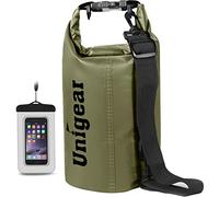 Unigear Sacs Imperméables/Sacs Etanches/Dry Bag (2L/5L/10L/20L/30L/40L) pour Activités de Plein Air et Sports Aquatiques Camping Nautique Kayak Pêche avec Une Pochette étanche de Téléphone