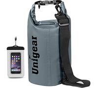 Unigear Sacs Imperméables/Sacs Etanches/Dry Bag (2L/5L/10L/20L/30L/40L) pour Activités de Plein Air et Sports Aquatiques Camping Nautique Kayak Pêche avec Une Pochette étanche de Téléphone