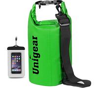 Unigear Sacs Imperméables/Sacs Etanches/Dry Bag (2L/5L/10L/20L/30L/40L) pour Activités de Plein Air et Sports Aquatiques Camping Nautique Kayak Pêche avec Une Pochette étanche de Téléphone