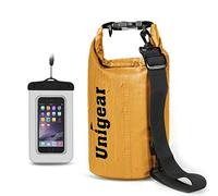 Unigear Sacs Imperméables/Sacs Etanches/Dry Bag (2L/5L/10L/20L/30L/40L) pour Activités de Plein Air et Sports Aquatiques Camping Nautique Kayak Pêche avec Une Pochette étanche de Téléphone