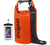 Unigear Sacs Imperméables/Sacs Etanches/Dry Bag (2L/5L/10L/20L/30L/40L) pour Activités de Plein Air et Sports Aquatiques Camping Nautique Kayak Pêche avec Une Pochette étanche de Téléphone