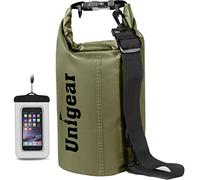 Unigear Sacs Imperméables/Sacs Etanches/Dry Bag (2L/5L/10L/20L/30L/40L) pour Activités de Plein Air et Sports Aquatiques Camping Nautique Kayak Pêche avec Une Pochette étanche de Téléphone