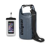 Unigear Sacs Imperméables/Sacs Etanches/Dry Bag (2L/5L/10L/20L/30L/40L) pour Activités de Plein Air et Sports Aquatiques Camping Nautique Kayak Pêche avec Une Pochette étanche de Téléphone