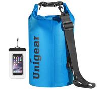 Unigear Sacs Imperméables/Sacs Etanches/Dry Bag (2L/5L/10L/20L/30L/40L) pour Activités de Plein Air et Sports Aquatiques Camping Nautique Kayak Pêche avec Une Pochette étanche de Téléphone