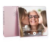 UNIGIFT Aimant Musical Personnalisé Photo - Cadeau Mamie Personnalisé - Idee Cadeau Grand Mere Noel et Anniversaire - Cadeaux Fête des Grand Mère Original - Aimant Musique Rétro (Enregistrable)