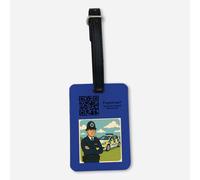 UNIGIFT Cadeau personnalisé - Voiture de police bleue étiquette de bagage (design professionnel) n'importe quel nom message unique - PC SGT Insp CID DS Detective Constable Sergent Chapeau Casquette