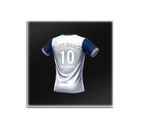 UNIGIFT Lot de 4 dessous de verre carrés noirs avec inscription « North London » (motif club de football)