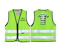 UNIGIFT Parkhead G40 Club Gilet de sécurité haute visibilité pour fan de Glasgow East End Vert et blanc, Vert, S
