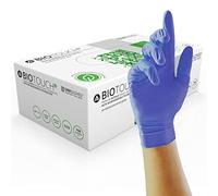 UNIGLOVES BioTouch Nitrile Gants jetables - Gants d'examen, polyvalents, de qualité médicale - Boîte de 100 gants, Violet Blu, XL (GM0085)