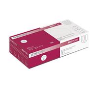 Unigloves Gants en nitrile sans poudre Rouge Rouge perle Lot de 100
