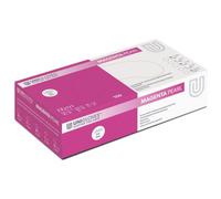 UNIGLOVES Magenta Pearl GP8501 Lot de 100 gants jetables en nitrile sans poudre et sans latex Taille XS