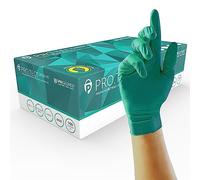 UNIGLOVES PRO.TECT GA0082 Lot de 100 gants jetables en nitrile HD ultra résistants, à usage unique, polyvalents, sans poudre, taille S