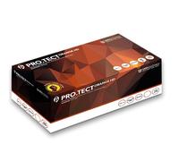 Unigloves PRO.TECT Orange HD GA0054 Nitrile à usage unique - Gants jetables ultra-légers, polyvalents, sans poudre et sans silicone, boîte de 100 gants, orange, taille L