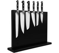 Uniharpa Bloc magnétique double face pour couteaux, 40,6 x 30,5 cm plus grand que les autres, support magnétique en bois avec aimant amélioré puissant, porte-couteaux multifonctionnel.