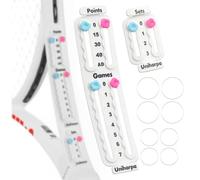 Uniharpa Compteur de Score Portable pour Tennis - Tableau de Marque Léger 1.9g ITF Certifié | Affichage Points/Jeux/Sets Instantané | Montage Facile sur Raquettes & Sacs | Parfait Matchs/Entraînement
