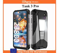 Unihertz 8849 Tank 3 Pro téléphone robuste 5g avec projecteur 100 Lumens caméra 200Mp 512Gb Rom 23800Mah 120W charge rapide Android 15 Nfc BLANC