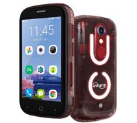Unihertz Jelly Star Mini Téléphone Portable,8Go+256Go Rouge