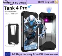 Unihertz par 8849 Tank 4 Pro Al Smartphone 5G Android 14 avec projecteur 720P 1 To + 512 Go MTK 8300 3K 120 Hz AMOLED 11600 mAh Batterie