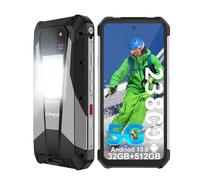Unihertz Tank 3 Pro Smartphones Incassable 2024, Android 13 5G Téléphone Portable Incassable avec Projecteur, 32GO+512GO, 6,79" Dual SIM Telephone 23800mAh, 2TB Extensible TF/Camping Lampe/OTG/GPS