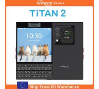 Unihertz Titan 2 5G Smartphone Android 15 avec clavier physique double écran 512GB 12GB 50MP 32MP caméra dimension 7300 double SIM
