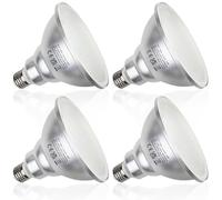 Unikcst Lot de 4 ampoules LED 18W E27 blanc chaud Par38 spot réflecteur 2000LM Flood lumière 230V, Remplace les ampoules halogènes 180W, 120 degrés,Non dimmable