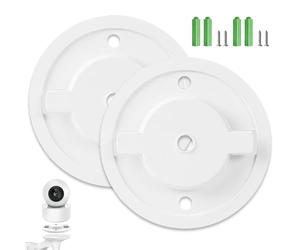 Unikeen 55mm Supports Interieur Caméra pour Tapo C200 C210 C675d, Lot de 2 | Surveillance WiFi Supports Kit Bases pour IPC40C IPC42C TPC42EW IPC43AN IPC43AW MIPC451, Dôme Bases de Montage Mural