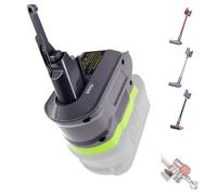 UNIKI Adaptateur 2 en 1 pour batterie au lithium Ryobi 18 V pour Dyson V7 V8 Motorhead Pro, V7 V8 Trigger, V7 V8HEPA, V7 V8 Fluffy, V7 V8 Mattress, V7 V8 Absolute, V7 V8 Aspirateurs de voiture +